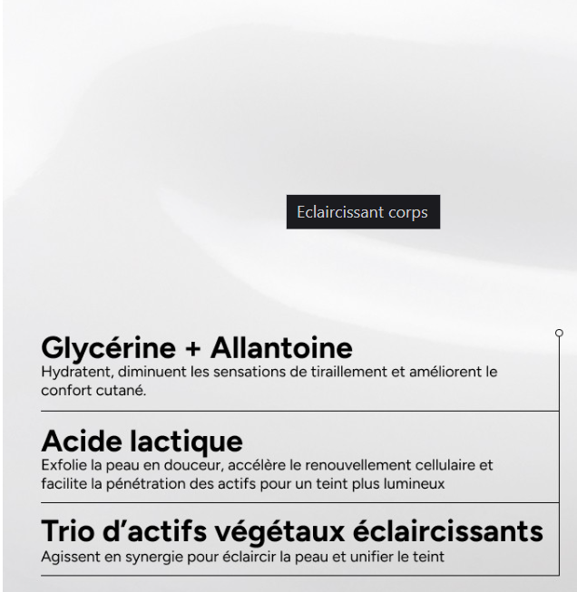 LAIT ECLAIRCISSANT  500 ML / ACM LABORATOIRE