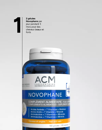 NOVOPHANE 60GEL	COMPLEMENT ALIMENTAIRE ANTI CHUTE