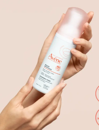 AVENE  Mousse nettoyante 150ML	GEL NETTOAYANT / PEAU SENSIBLE