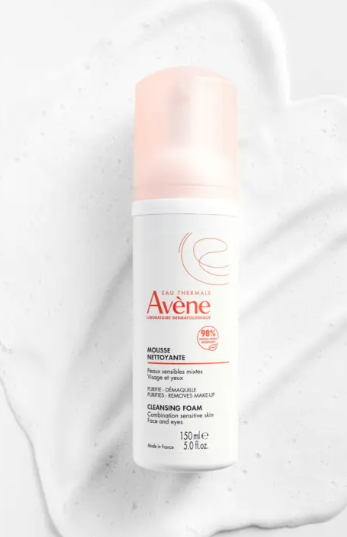 AVENE  Mousse nettoyante 150ML	GEL NETTOAYANT / PEAU SENSIBLE