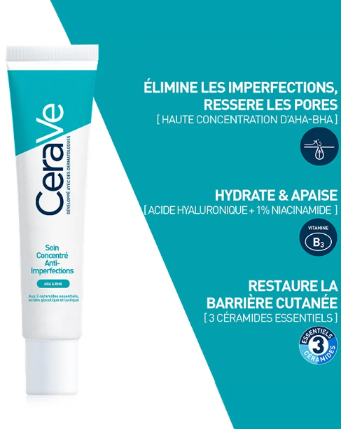 Cerave Soin Concentré Anti-Imperfections 40ML	SOIN ANTI IMPERFECTION