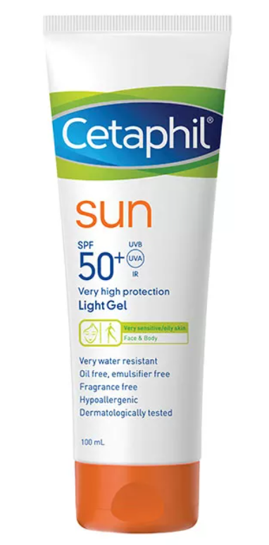 Cetaphil VERY Light gel SPF50 100ML	ECRAN PEAU GRASSES