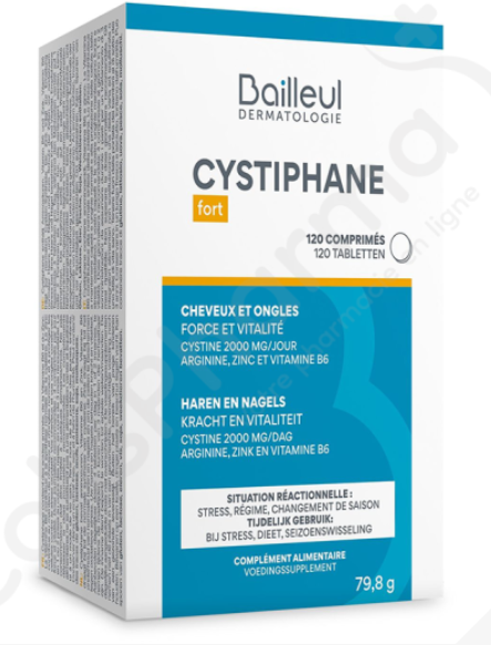 Cystiphane Cheveux  120 COMP	COMPLEMENT ALIMENTAIRE ANTI CHUTE