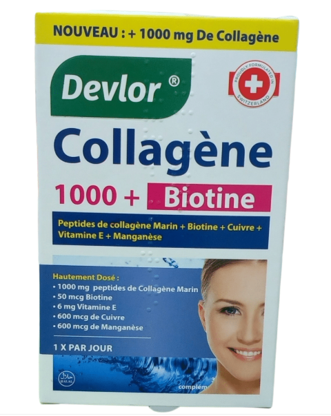 DEVLOR collagène + BIOTINE BOITE DE 30	COLLAGEN