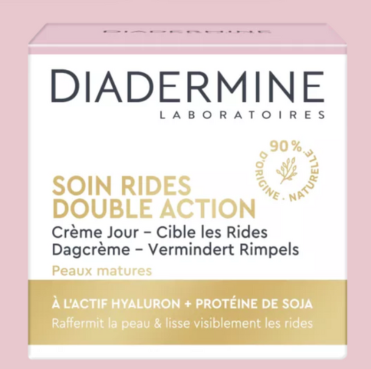 Diadermine Soin Anti-Rides Double Action 50ML	CREME SERUM SOIN ANTI AGE