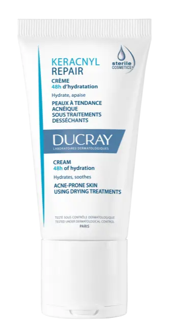 DUCRAY KERACNYL REPAIR CREME 48h d'Hydratation 50ML	CREME HYDRATANTE EMULISION / PEAU GRASSES