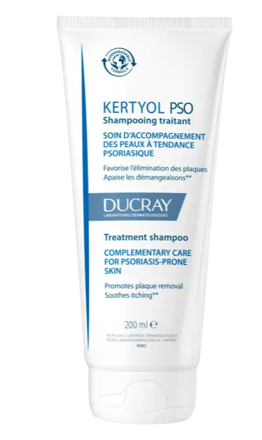 DUCRAY KERTYOL PSO 200ML	SHAMPOING ANTI PELLICULAIRE / PSO