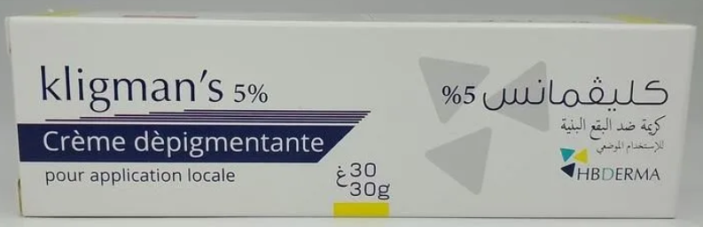 Kligman's cream 5% 30GR	CREME ECLAIRCISSANTE