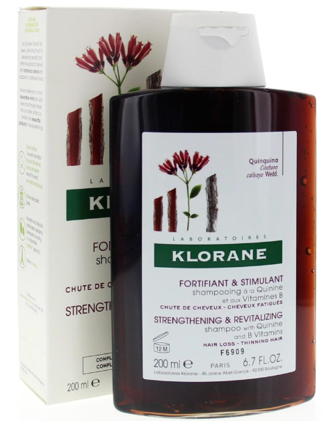 Klorane Shampoing force 200 ML	SHAMPOING ANTI CHUTE