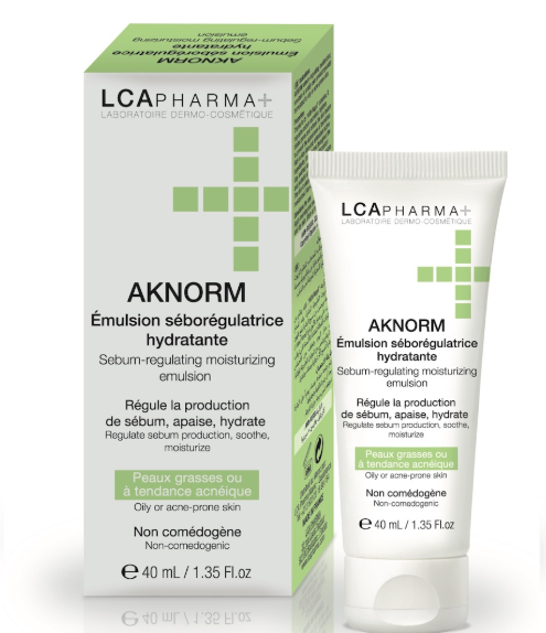 LCA Pharma AKNORM emulsion 40ML	CREME HYDRATANTE EMULISION / PEAU GRASSES