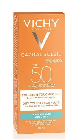 Vichy Capital Soleil Emulsion  ANTI AGE 50ML	ECRAN PEAU GRASSES