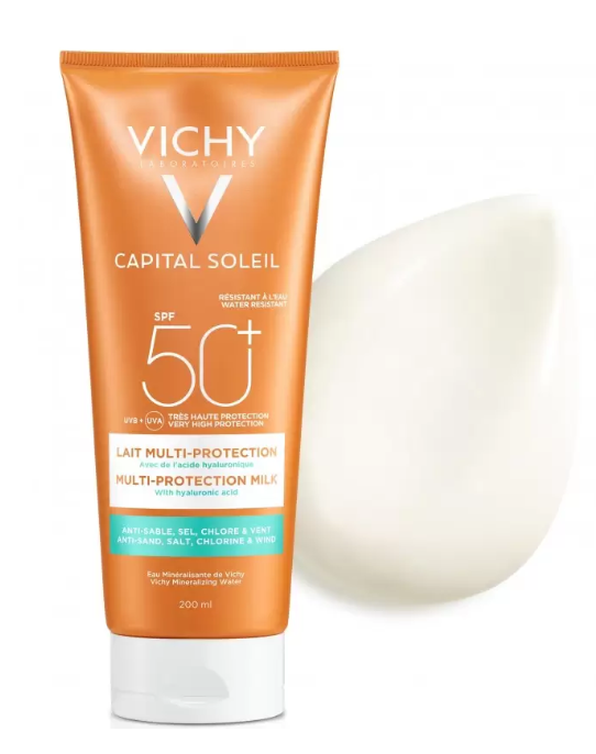 VICHY CAPITAL SOLEIL SPARAY + LAIT APRES SOLEIL 200ML	ECRAN TOUT TYPE DE PEAU